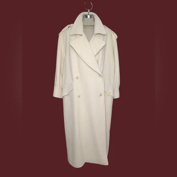 Harve Benard Cream Belted Coat - Picture 5 of 14